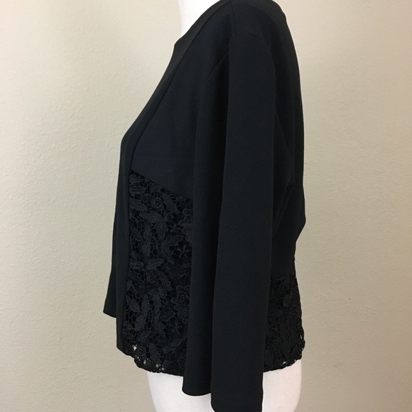 NWT Express Back Cut Out Lace Trim Top Large - Picture 5 of 8